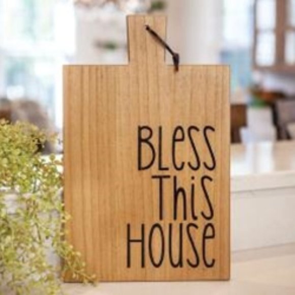 Other - NWT Bless House Cutting Board Decor